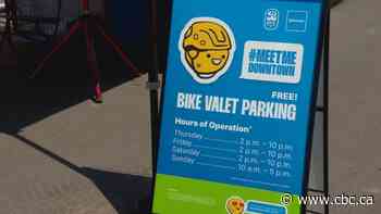 Valet bike parking service latest bid to draw more people to downtown Edmonton