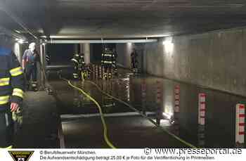 FW-M: Wasserrohrbruch sorgt für Feuerwehreinsatz (Obersendling)