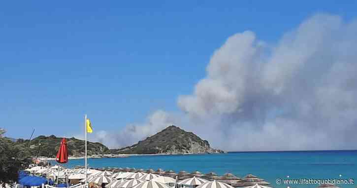 Sardegna, incendi sulla costa Nord-orientale e al Sud: evacuate case e strutture ricettive
