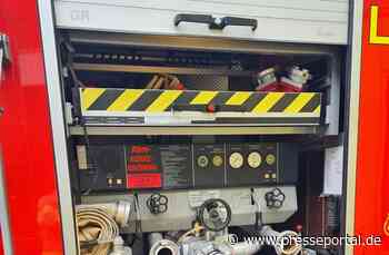 FW Bocholt: +++Regenzelle entlädt sich über dem Ortsteil Suderwick+++