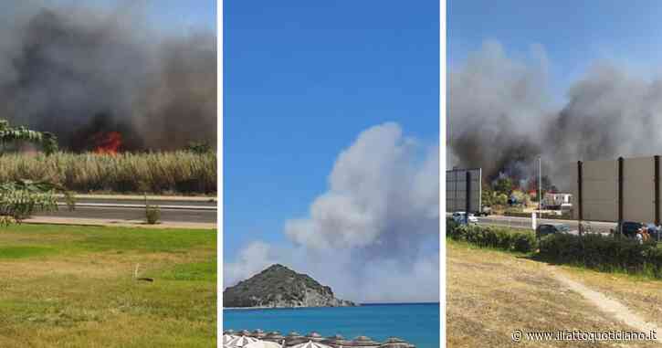 Sardegna, incendi sulla costa Nord-orientale e al Sud: 600 persone evacuate da abitazioni e strutture ricettive