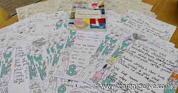 Whitley Bay poetry trail invites people of all ages to contribute to heart-warming community display