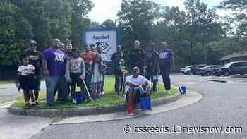 Volunteers team up with police to clean Newport News neighborhood