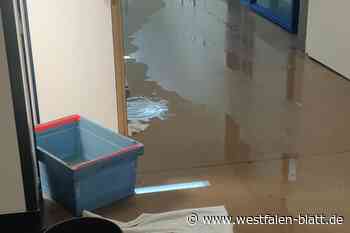Wasserschaden am Klinikum Herford - Station wird geräumt