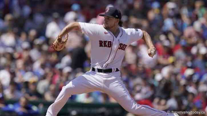 Schneider has 4 hits and 4 RBIs, Chapman drives in 3 as the Blue Jays rout the Red Sox 13-1