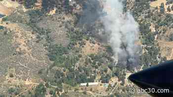 CALFIRE crews battling Badger Fire in Fresno County
