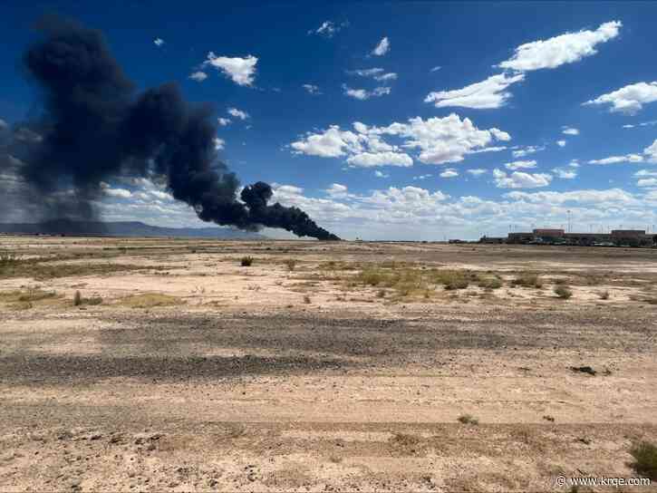 Fire at recycling facility prompts health alert in Bernalillo County