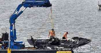 Fire put out on boat that was fully engulfed near Fox Lake