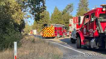 Propane truck driver dies after being partially ejected in solo crash in Oakhurst