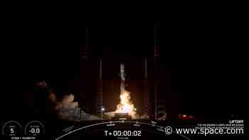 SpaceX launches 22 Starlink satellites, lands rocket on ship at sea