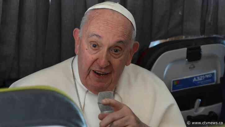 Pope says Catholic Church open to everyone, including LGBTQ2S+ people, but has rules