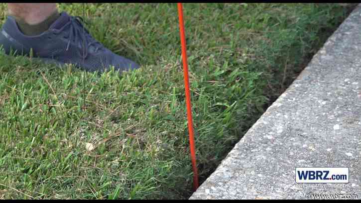 Watch your step: Baton Rouge family hoping for help with their sinking yard