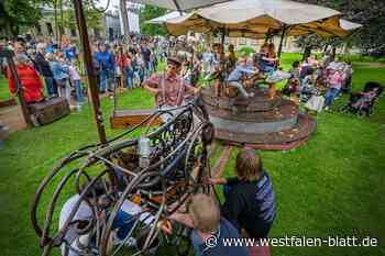 Bielefelder Kinderkulturfest Wackelpeter wegen Unwetter abgebrochen