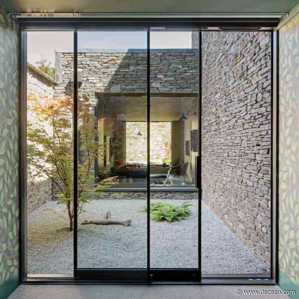 Elliott Architects arranges textural Hushh House around courtyards