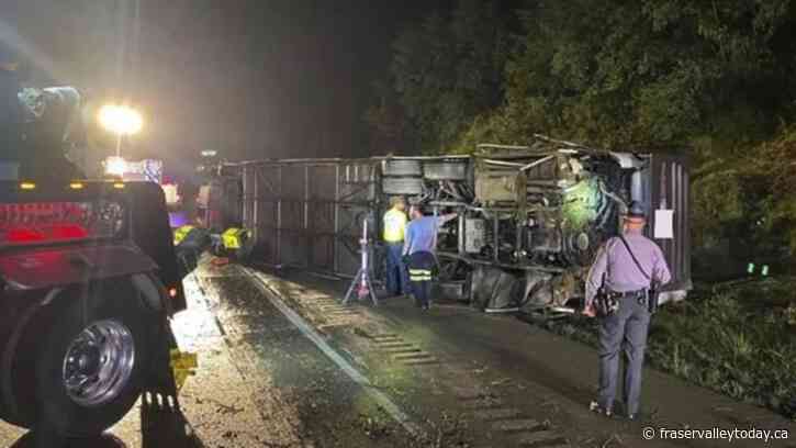 Multiple passengers dead after charter bus crashes in Pennsylvania, police say