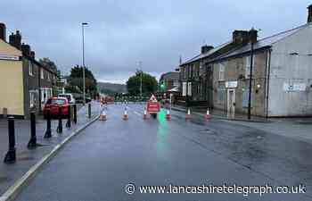 Roman Road in Blackburn has re-opened following water mains burst