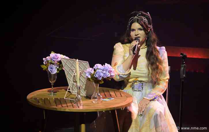 Pictures of Lana Del Rey modelling ponchos in old knitting book emerge