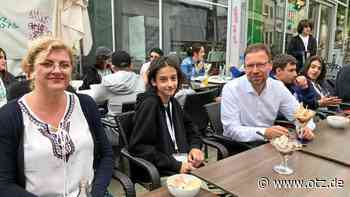 Eine Runde Eis für Jugendliche aus Jenas Partnerstadt Lugoj