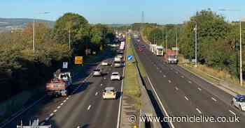 A1 roadworks set to close part of busy roundabout this weekend as beam to be removed from bridge near Birtley