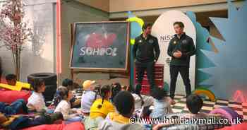 Formula E drivers coach eager group of racers - aged 10 years old and under