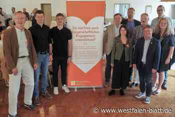 Fußballprofi Michael Parensen beim Sommerfest in Nieheim