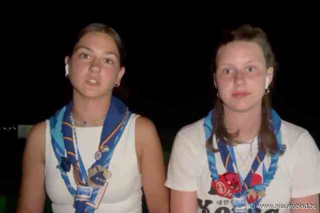 Antwerpse Zsofi en Lara betreuren stopzetten jamboree maar reageren ook opgelucht: “Zuid-Korea was niet in staat het goed te organiseren”