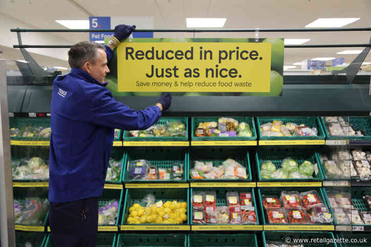 Tesco expands ‘reduced in price, just as nice’ signs to 300 stores