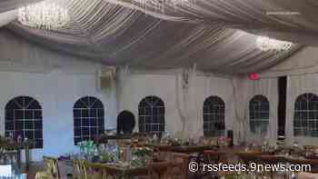 Monsoon rain? Bear visitor? A very Colorado wedding