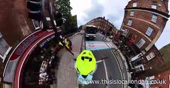 Jeremy Vine slams Camden Council and Veolia over cycle lane near-miss