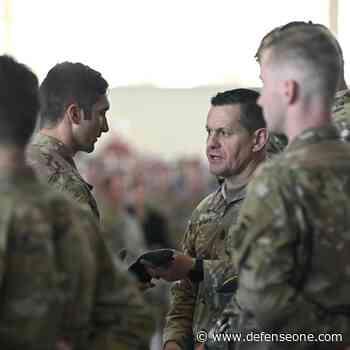 AI-powered health monitors may boost readiness, Army's next top enlisted leader says