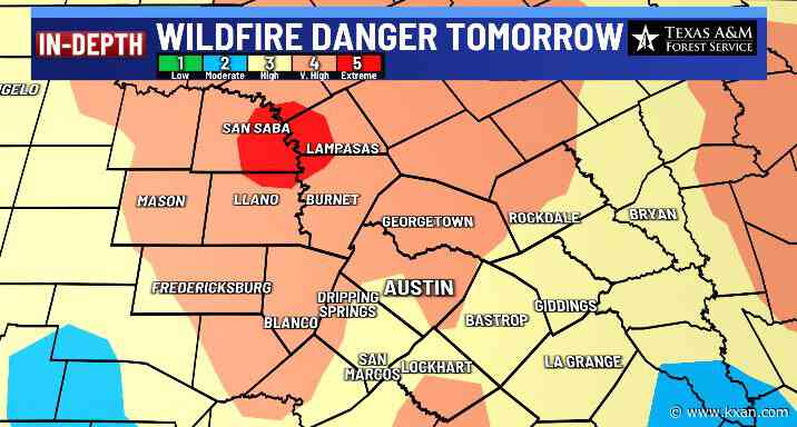 A critical wildfire danger
