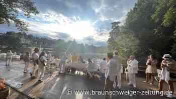 Ganz in weiß am Schmelzteich in Bad Sachsa gefeiert