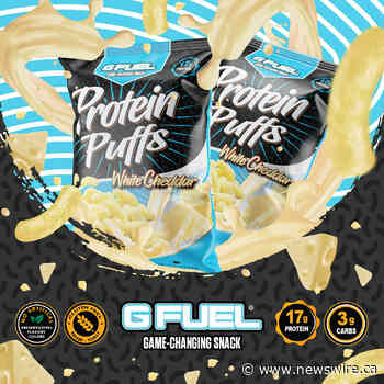 G FUEL Energy Launches New Protein Puffs Snack Line with White Cheddar Flavor