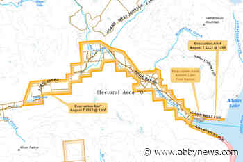 Evacuation alert issued for 85 Shuswap properties at Adams Lake