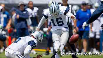 Cowboys cut kicker after kicking competition gets ugly at camp, left with rookie as only player at position