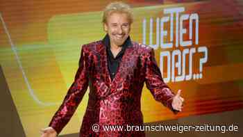 ZDF: Gottschalk moderiert im November letztes Mal «Wetten, dass..?»