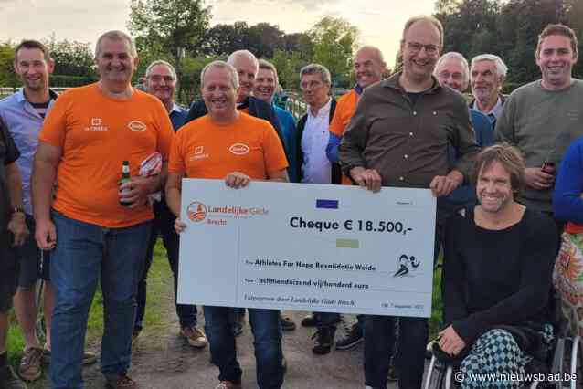 Brechtse boeren schenken recordbedrag van 18.500 euro aan revalidatieweide Marc Herremans: “Mooie bijdrage voor allereerste Belgische kinderstaprobot”