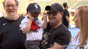 4-year-old boy battling terminal cancer receives a series of surprises at White Sox game