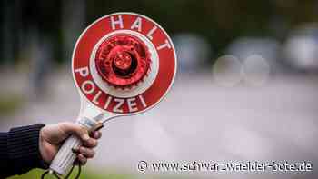 96 Verstöße bei Simmersfeld: Polizei kontrolliert Geschwindigkeiten auf B 294