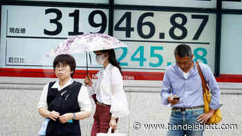Börse Asien: Chinas Börsen fallen nach Konjunkturdaten – Japan im Plus