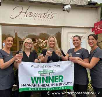 Chorleywood beauty salon wins Watford Observer award