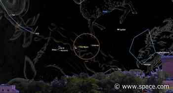 See the moon dance with the Seven Sisters of the Pleiades before dawn on Aug. 9