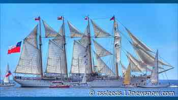 Chilean ship over 350 feet long comes to Norfolk