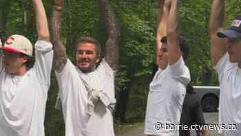 Posh spiced up Muskoka last week