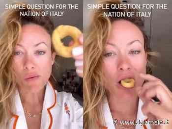 "Italia, cosa ci mettete...". Olivia Wilde pazza per i taralli pugliesi. Il video social è virale