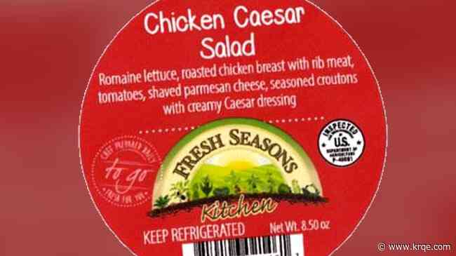 Alert issued for salads, wraps possibly contaminated with deer feces