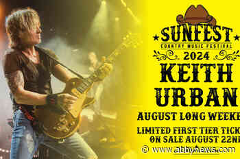 Keith Urban sure to be red-hot attraction for Sunfest 2024