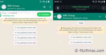 WhatsApp group voice chats being tested – distinct from group calls