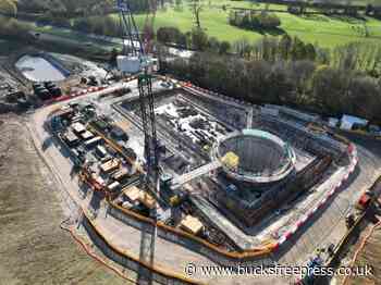 HS2 works continue in Buckinghamshire as huge machines are seen