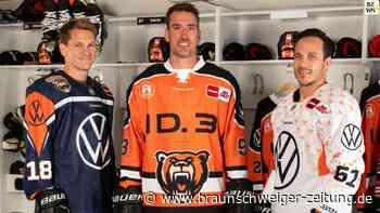 Das sind die drei neuen Trikots der Grizzlys Wolfsburg